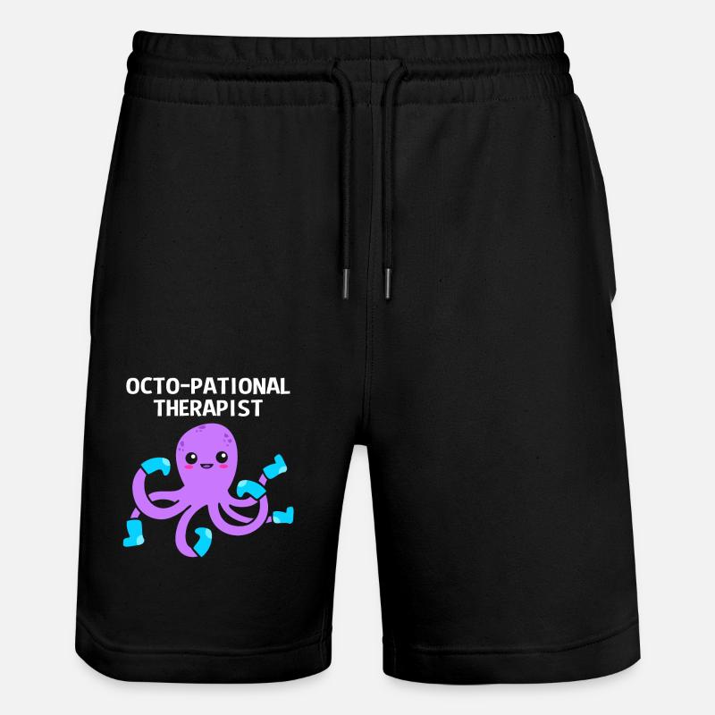 Ergothérapie - Short de jogging bio TRAINER Stanley/Stella unisexe - noir