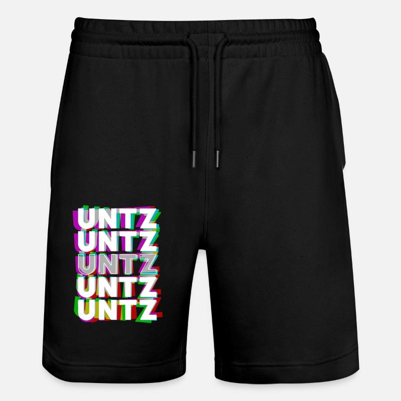 Untz Untz Untz Techno Raver - Short de jogging bio TRAINER Stanley/Stella unisexe - noir