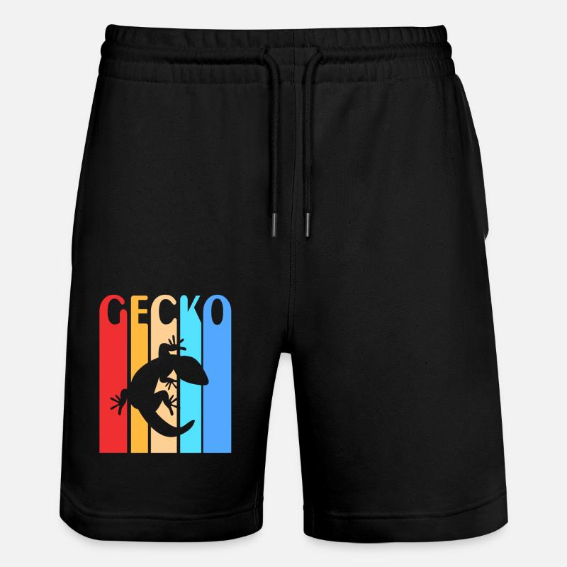 Gecko - Stanley/Stella Unisex Bio Joggingshorts Trainer  - Schwarz