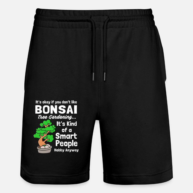 Bonsai Arbre - Short de jogging bio TRAINER Stanley/Stella unisexe - noir