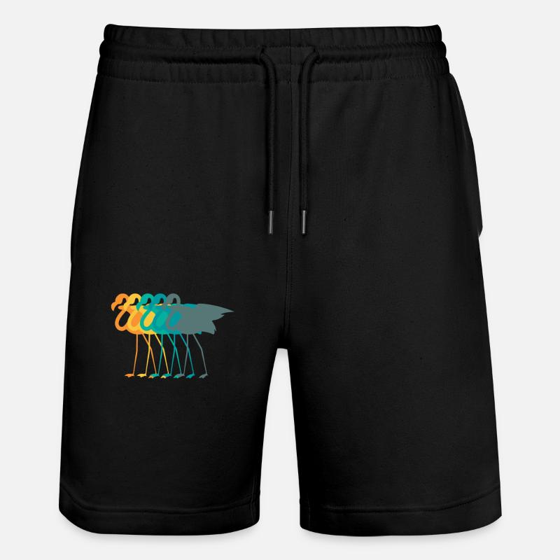 Flamingo Retro - Short de jogging bio TRAINER Stanley/Stella unisexe - noir