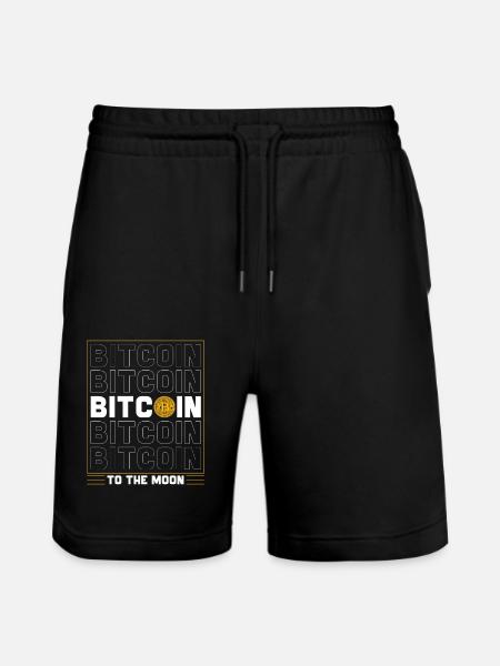 Bitcoin Bitcoin to the moon - Short de jogging bio TRAINER Stanley/Stella unisexe - noir