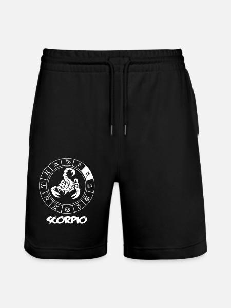 Skorpion Sternzeichen - Stanley/Stella Unisex Bio Joggingshorts Trainer - Schwarz