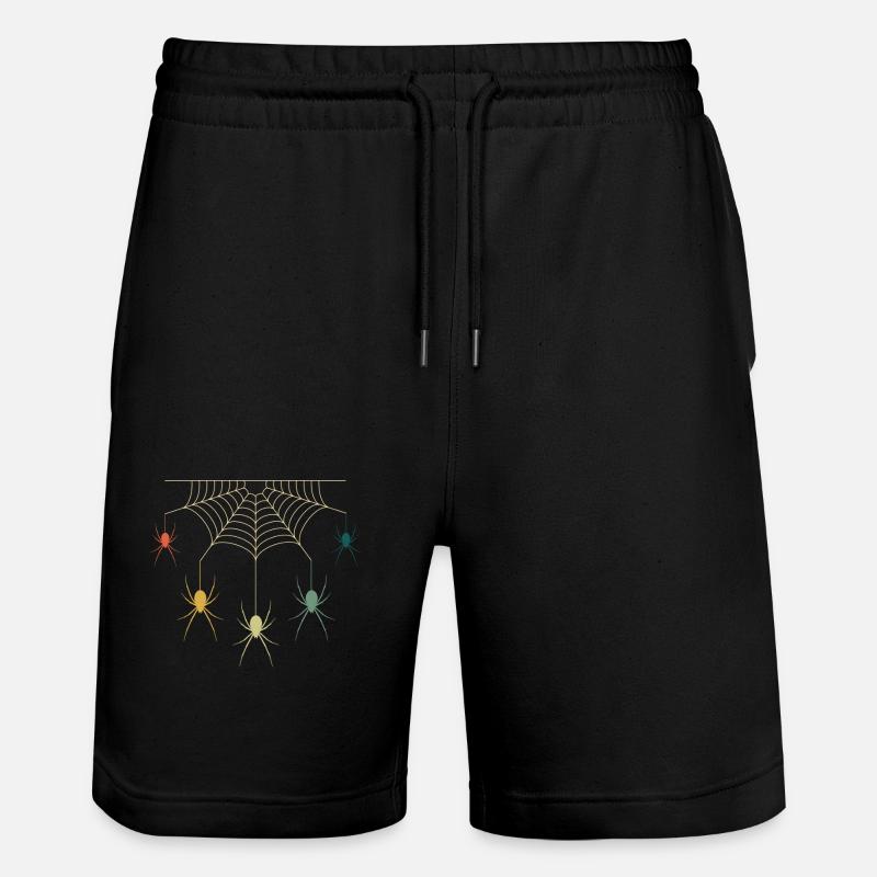 Spinnen - Stanley/Stella Trainer Unisex Organic Jogging Shorts - black