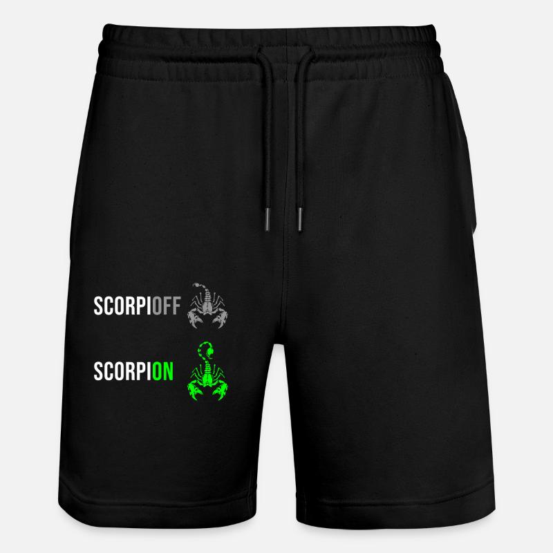 Scorpion drôle - Short de jogging bio TRAINER Stanley/Stella unisexe - noir
