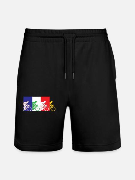 tour Frankrig, tour France Tour France 2021, - Stanley/Stella Trainer økologiske unisex joggingshorts - sort