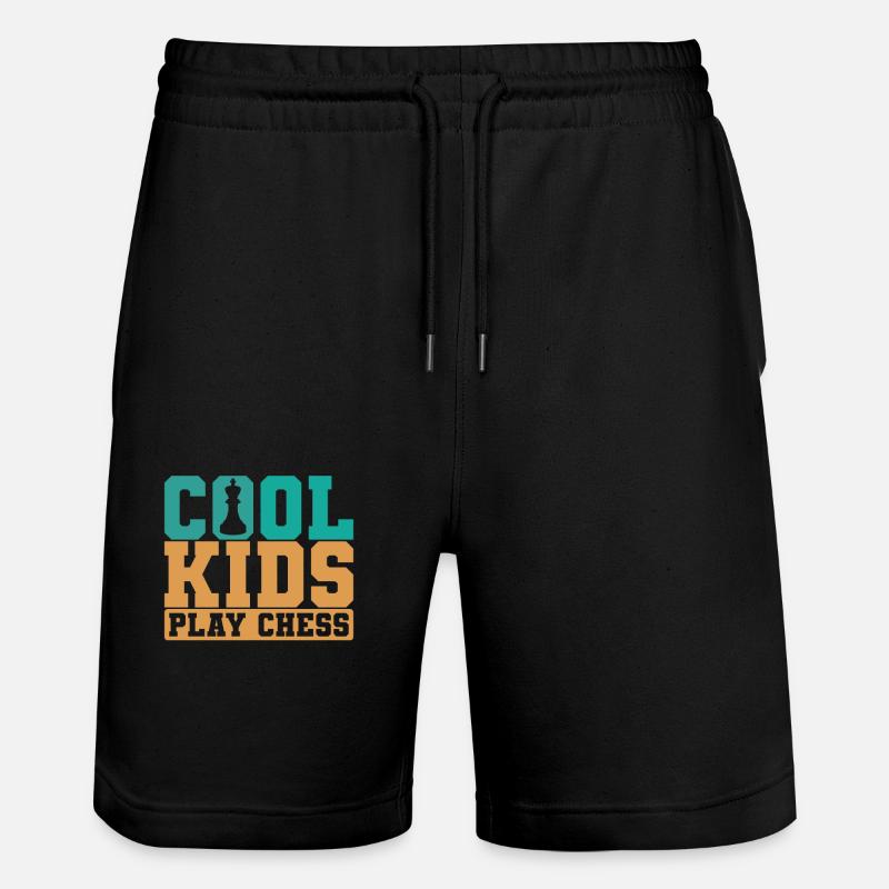 Échecs Cool Kids Play Chess - Short de jogging bio TRAINER Stanley/Stella unisexe - noir