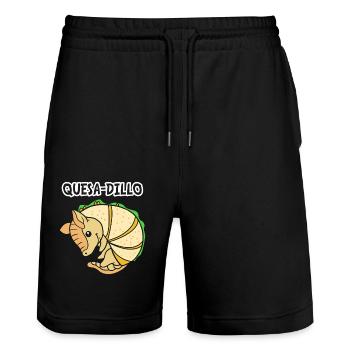 Armadillo Quesadilla Taco - Stanley/Stella Trainer Unisex Organic Jogging Shorts - black - Front - Nik (191cm) & Marisol (170cm)