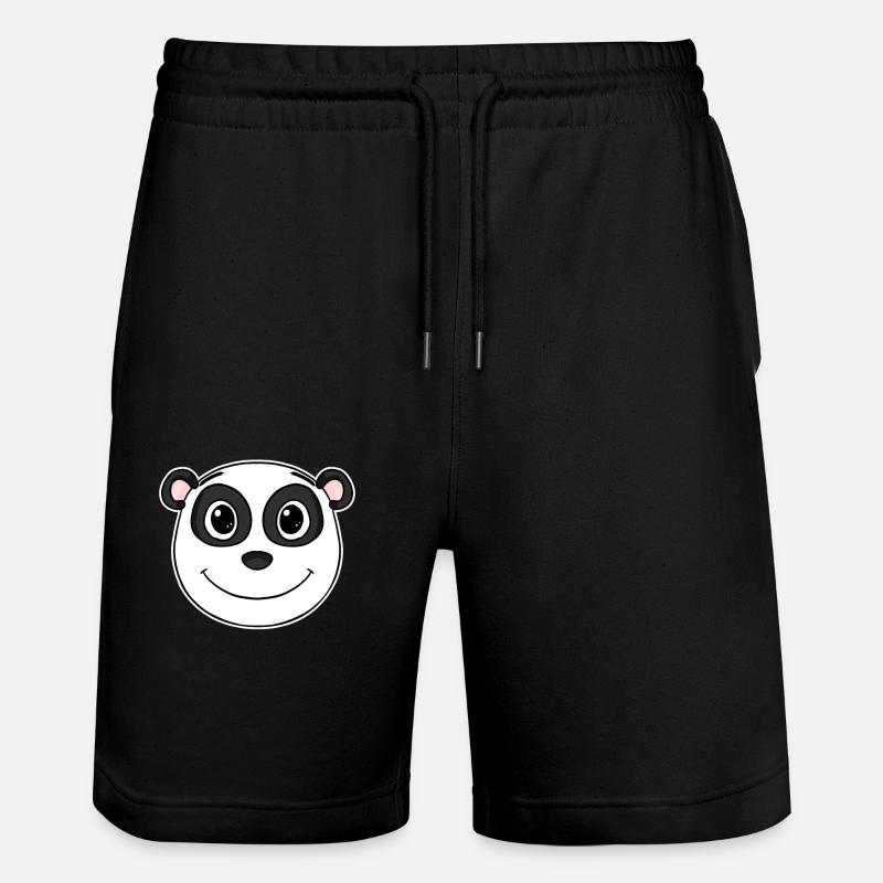 Panda - Short de jogging bio TRAINER Stanley/Stella unisexe - noir