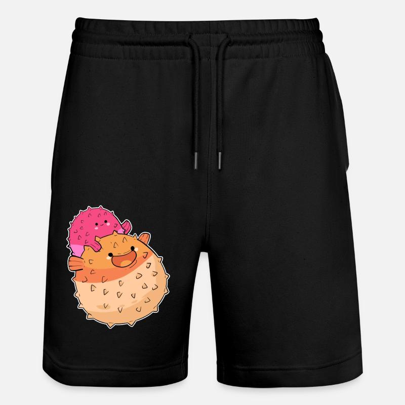 Poisson sphérique - Short de jogging bio TRAINER Stanley/Stella unisexe - noir