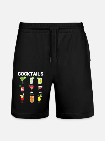 Cocktail - Stanley/Stella Trainer Unisex Organic Jogging Shorts - black
