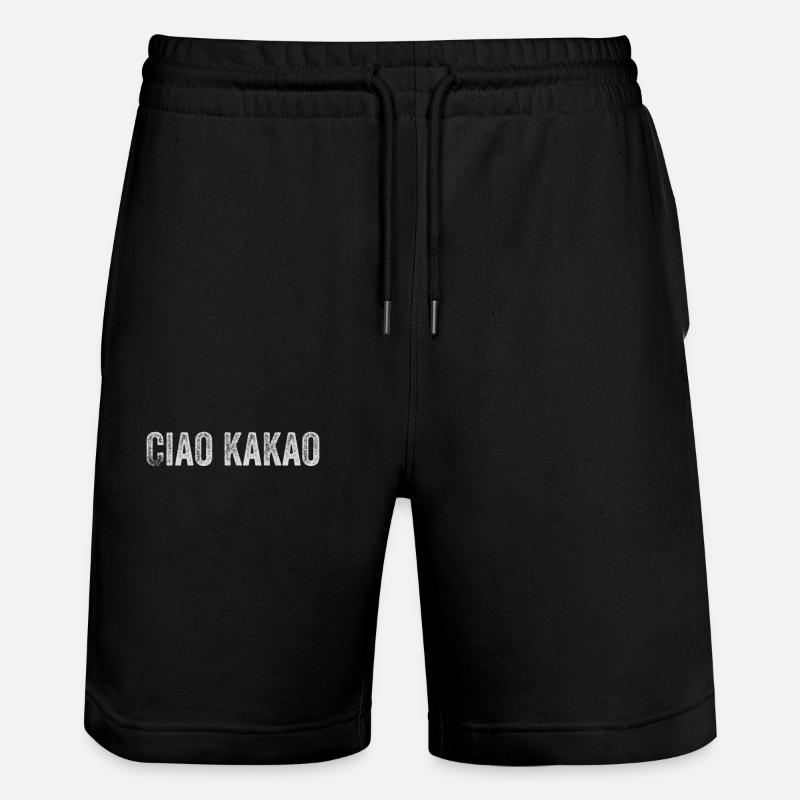 Ciao Kakao - Stanley/Stella Unisex Bio Joggingshorts Trainer  - Schwarz