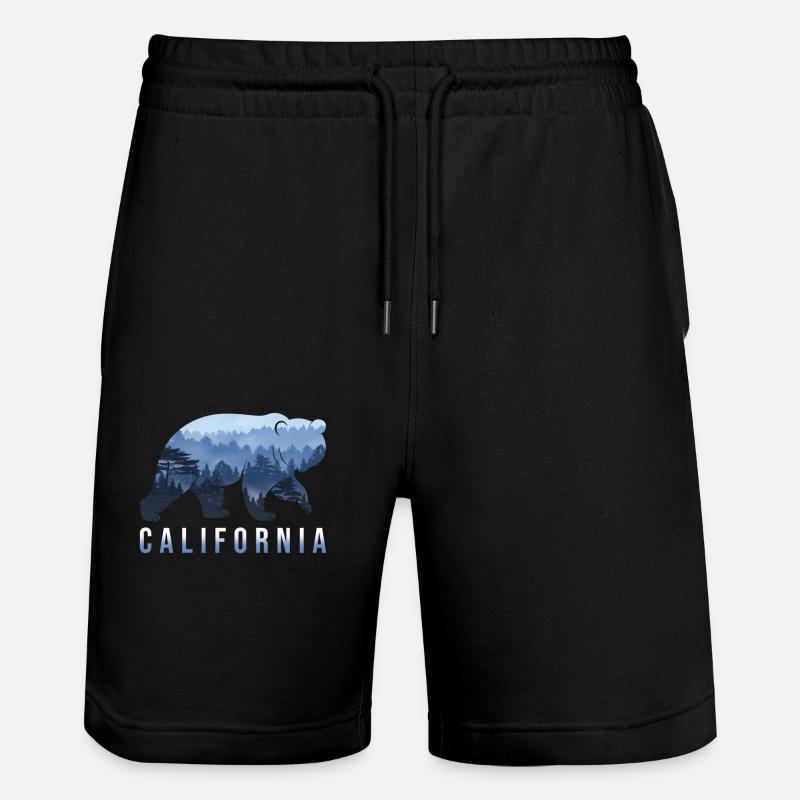Californie - Short de jogging bio TRAINER Stanley/Stella unisexe - noir