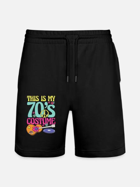 Ceci est mon costume des années 70 pour tous ceux qui aiment les années 70 - Short de jogging bio TRAINER Stanley/Stella unisexe - noir