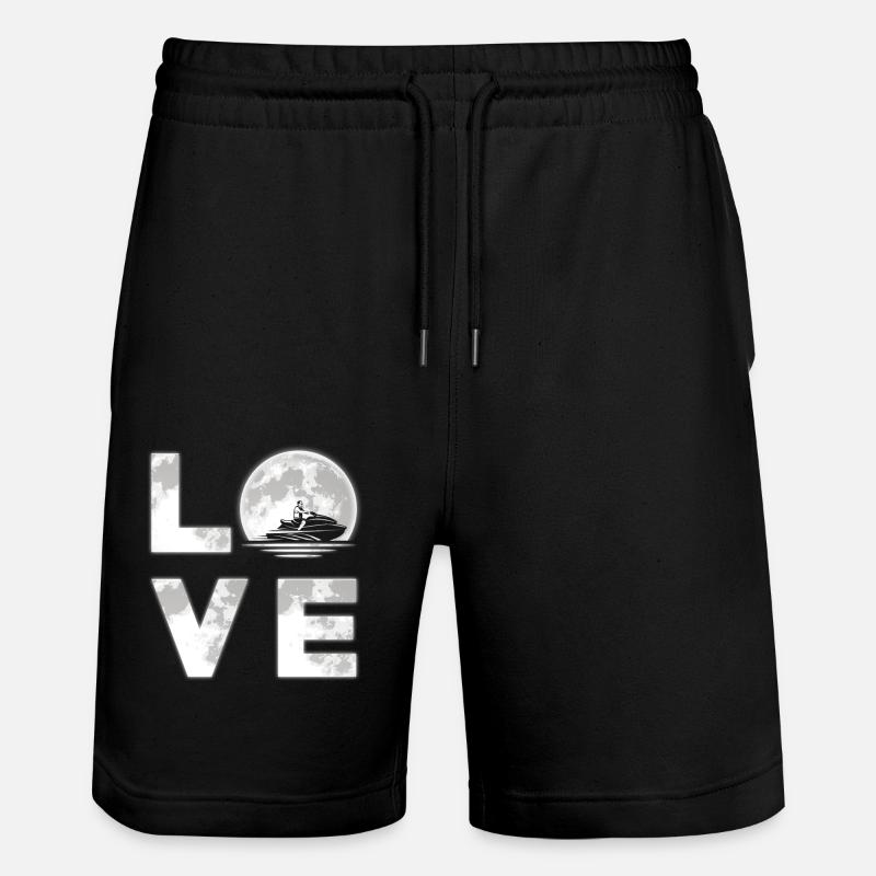 Jetski - Stanley/Stella Unisex Bio Joggingshorts Trainer  - Schwarz