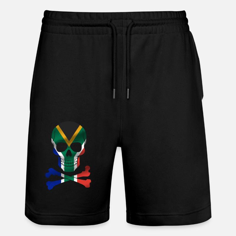 Drapeau de l’Afrique du Sud - Short de jogging bio TRAINER Stanley/Stella unisexe - noir