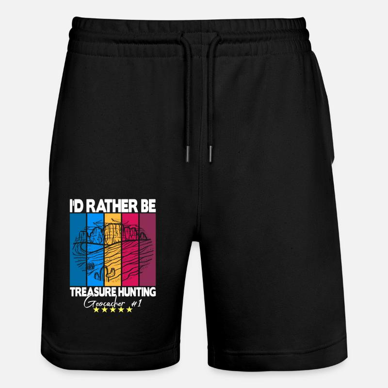 Geocaching Geocacher Dicton - Short de jogging bio TRAINER Stanley/Stella unisexe - noir