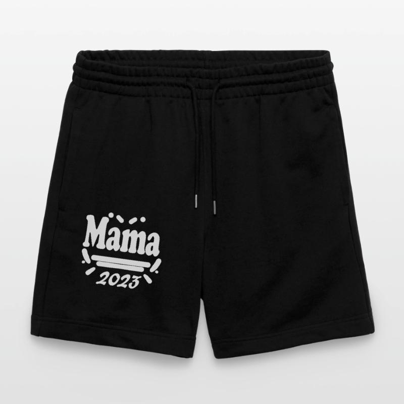 Mama 2023 loading - Werdende Mutter 2023 Stanley/Stella Unisex Bio Joggingshorts Trainer 