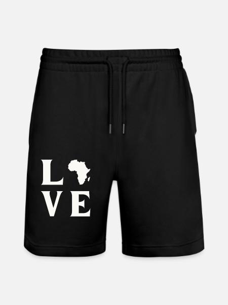 Aimer l’Afrique - Short de jogging bio TRAINER Stanley/Stella unisexe - noir