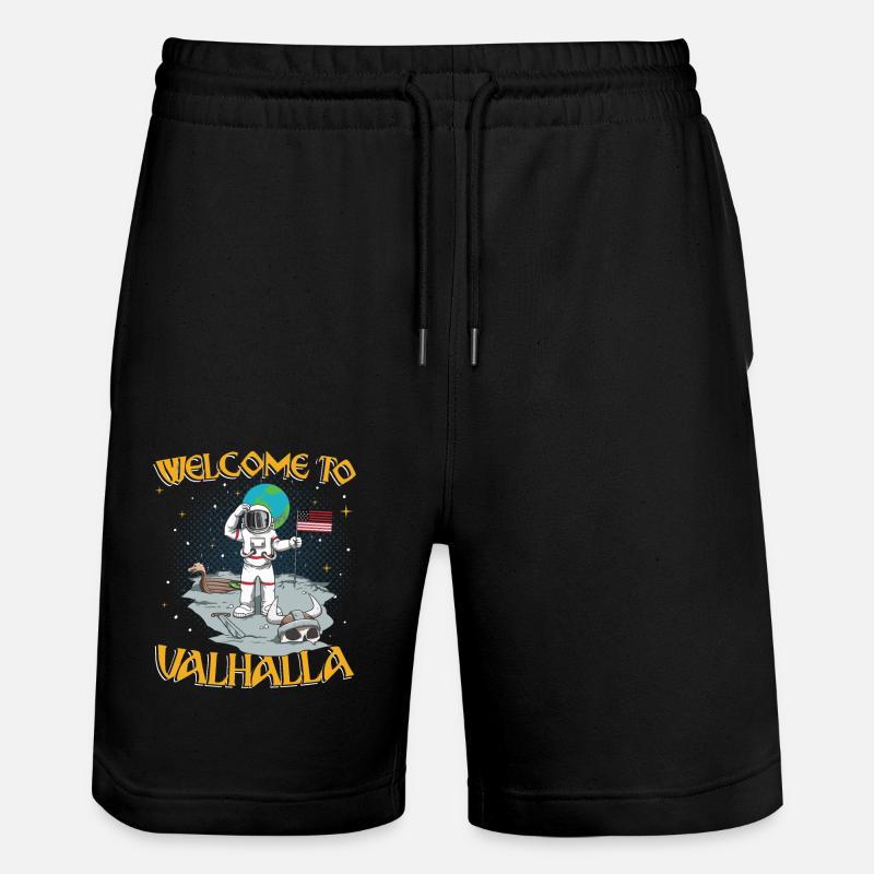 Welcome to Valhalla - Stanley/Stella Unisex Bio Joggingshorts Trainer  - Schwarz