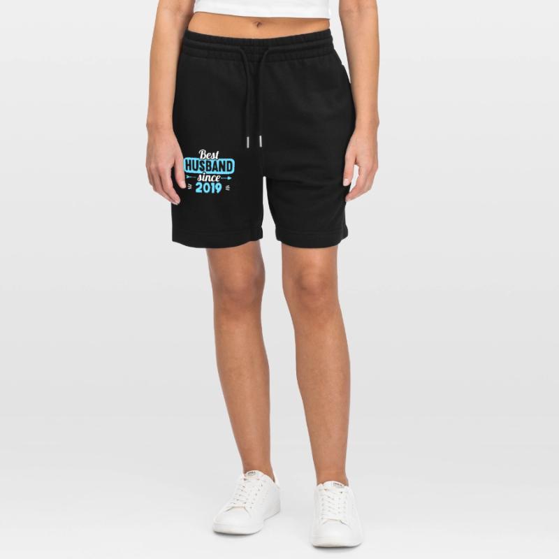 Beste Ehefrau Bester Ehemann seit 2019 Stanley/Stella Unisex Bio Joggingshorts Trainer 