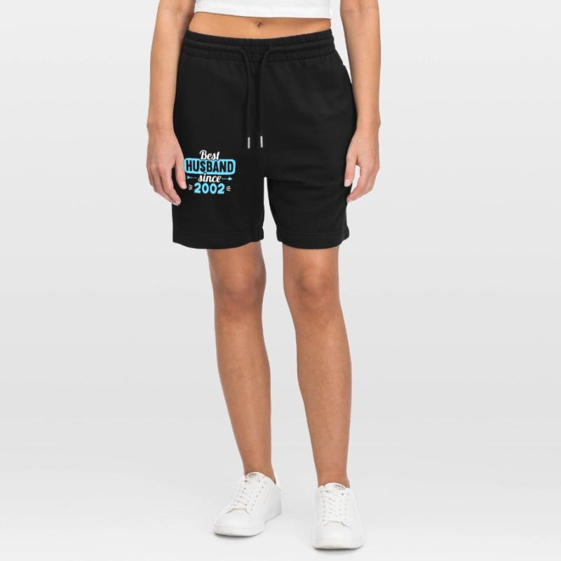 Beste Ehefrau Bester Ehemann seit 2002 Stanley/Stella Unisex Bio Joggingshorts Trainer 