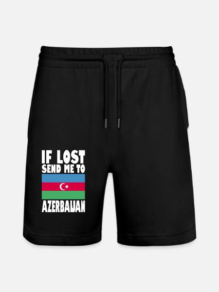 Drapeau de l’Azerbaïdjan - Short de jogging bio TRAINER Stanley/Stella unisexe - noir