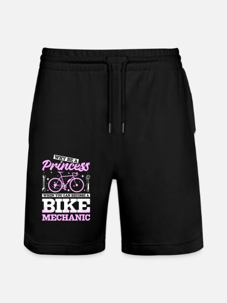 Mécanicien de vélo Princesse - Short de jogging bio TRAINER Stanley/Stella unisexe - noir