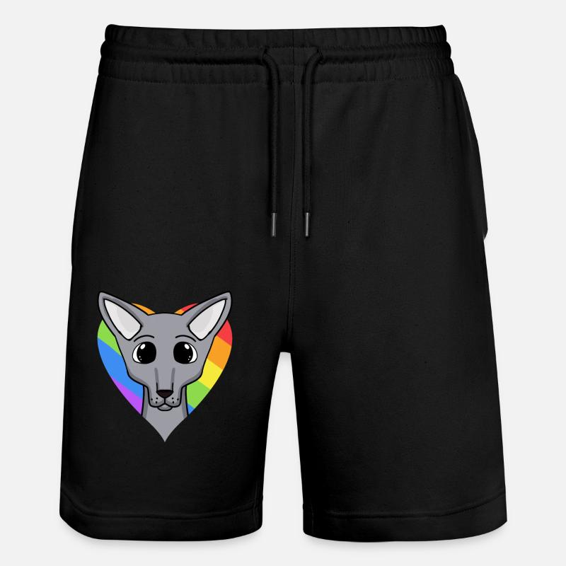 Chat LGBT Sphynx Rainbow - Short de jogging bio TRAINER Stanley/Stella unisexe - noir