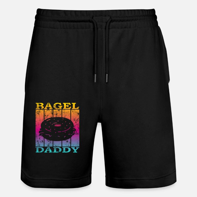 Bagel Papa - Short de jogging bio TRAINER Stanley/Stella unisexe - noir