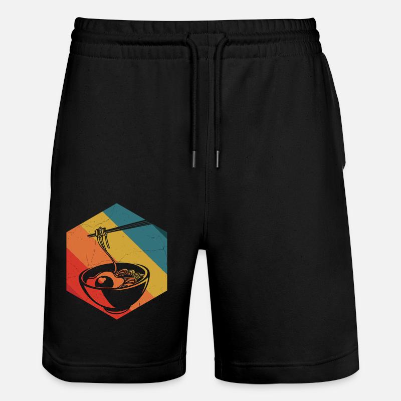 Ramen Rétro - Short de jogging bio TRAINER Stanley/Stella unisexe - noir