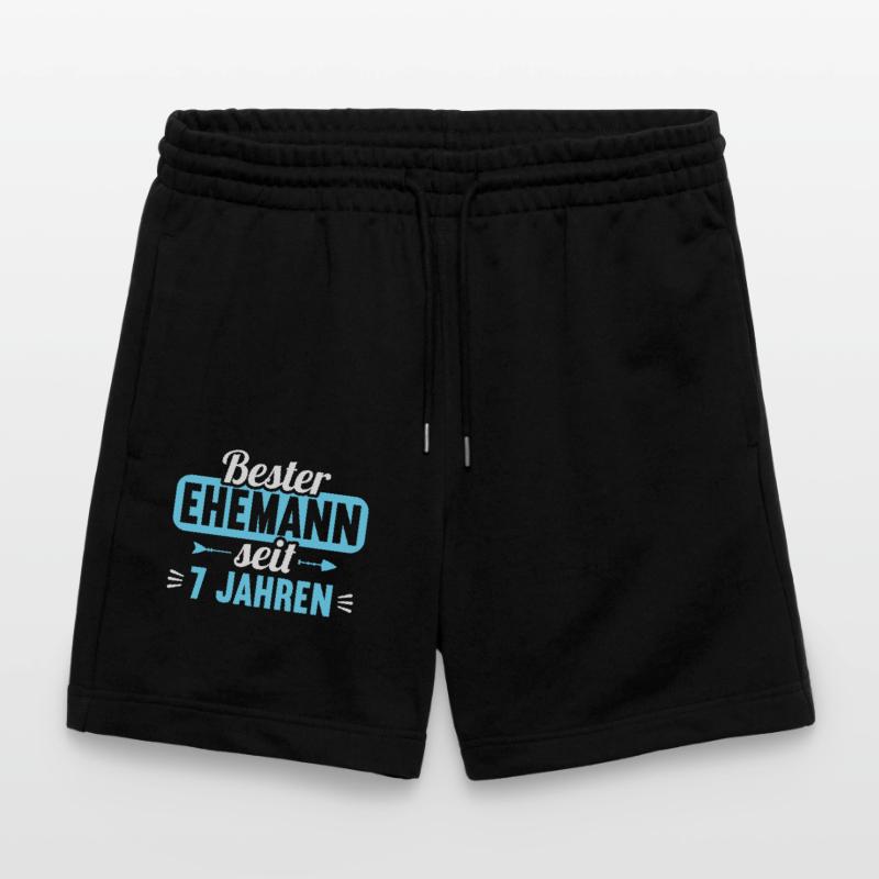Beste Ehefrau Bester Ehemann seit 7 Jahren Stanley/Stella Unisex Bio Joggingshorts Trainer 