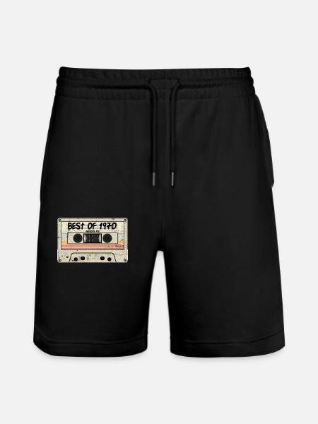 Best of 1970 - Stanley/Stella Unisex Bio Joggingshorts Trainer - Schwarz