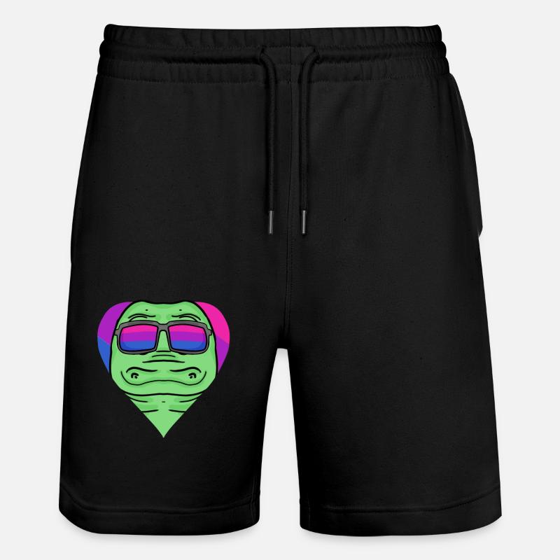 Cadeau crocodile bisexuel - Short de jogging bio TRAINER Stanley/Stella unisexe - noir