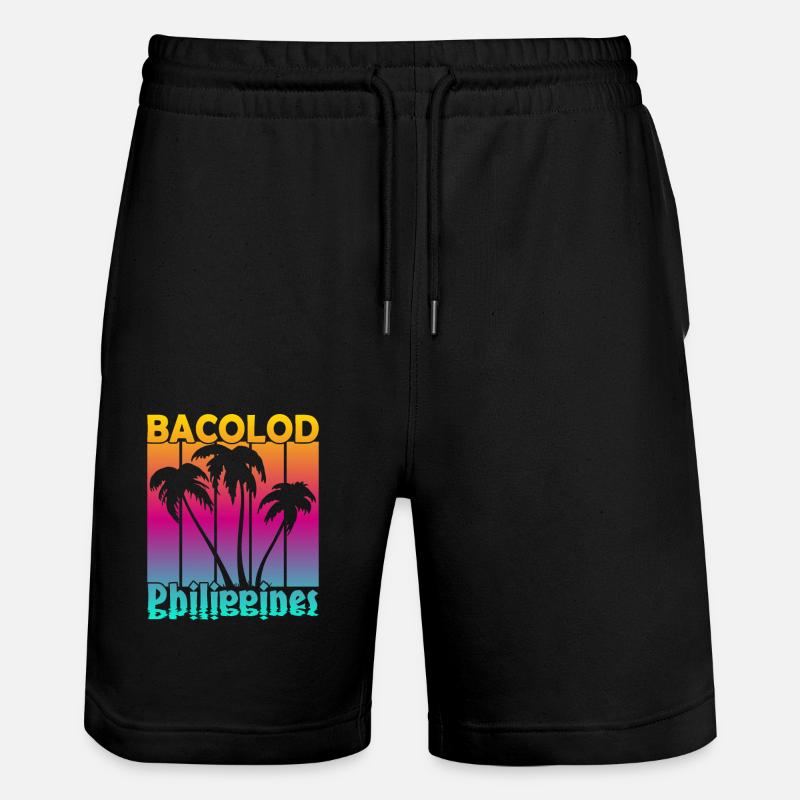 Bacolod Philippines - Stanley/Stella Unisex Bio Joggingshorts Trainer  - Schwarz