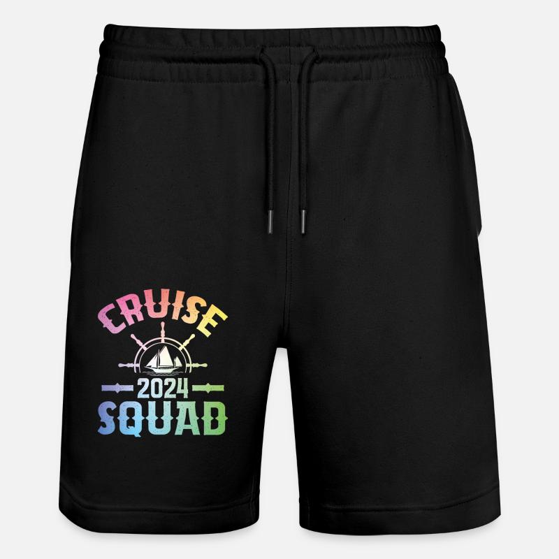 Kreuzfahrtgruppe 2024 - Stanley/Stella Unisex Bio Joggingshorts Trainer  - Schwarz