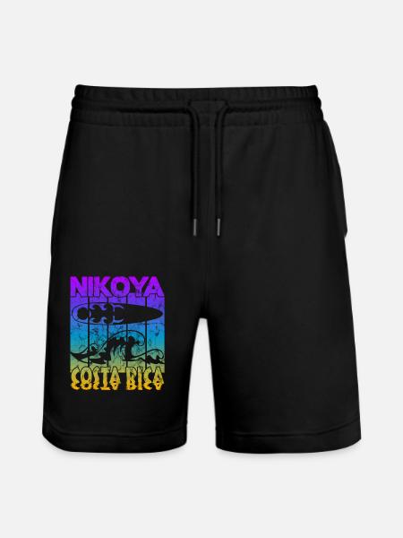 Nicoya Costa Rica - Stanley/Stella Trainer økologisk unisex-løpeshorts - svart