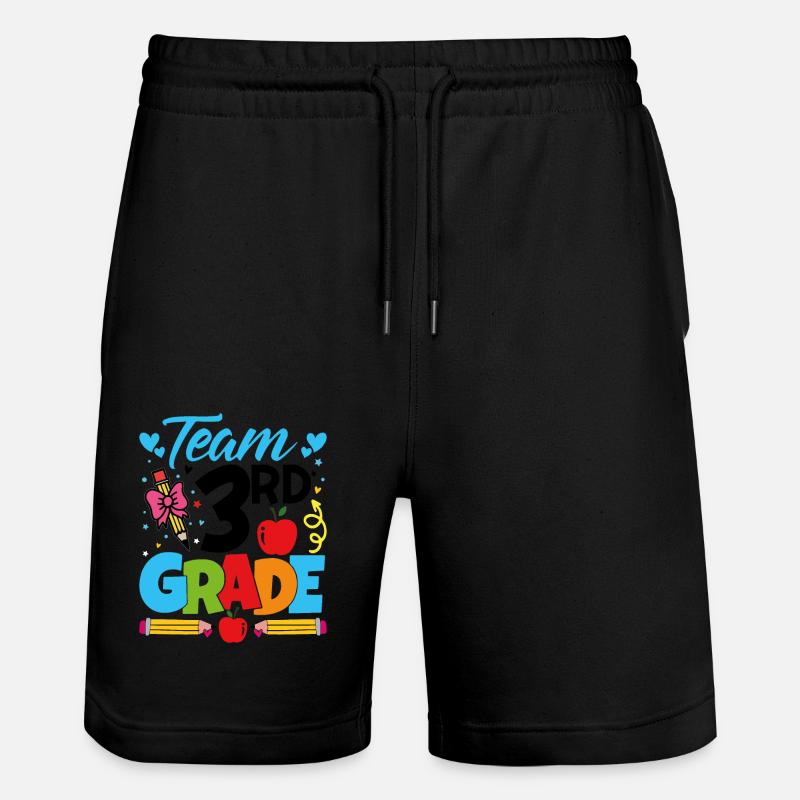 Équipe 3e Année - Short de jogging bio TRAINER Stanley/Stella unisexe - noir