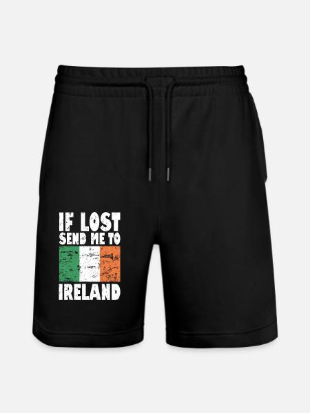 Drapeau irlandais - Short de jogging bio TRAINER Stanley/Stella unisexe - noir