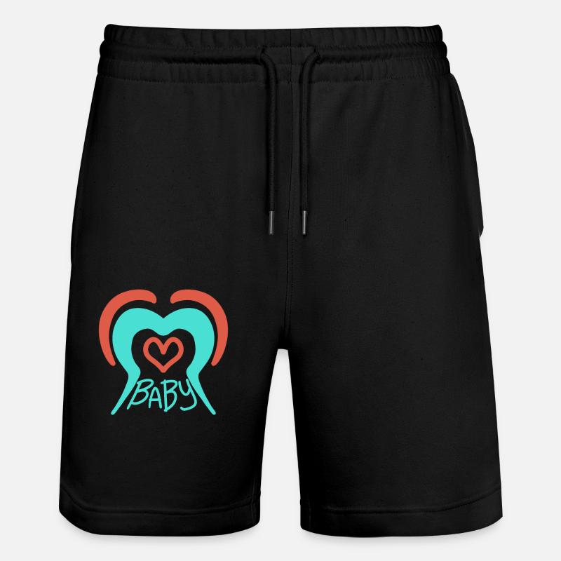Bébé - Short de jogging bio TRAINER Stanley/Stella unisexe - noir