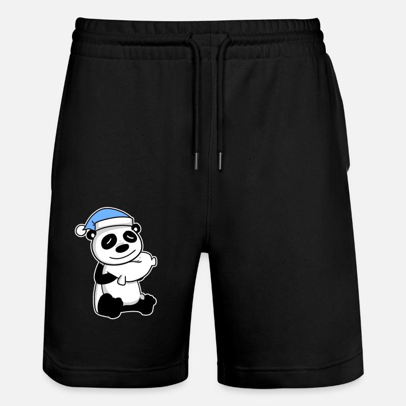 Panda Bébé - Short de jogging bio TRAINER Stanley/Stella unisexe - noir