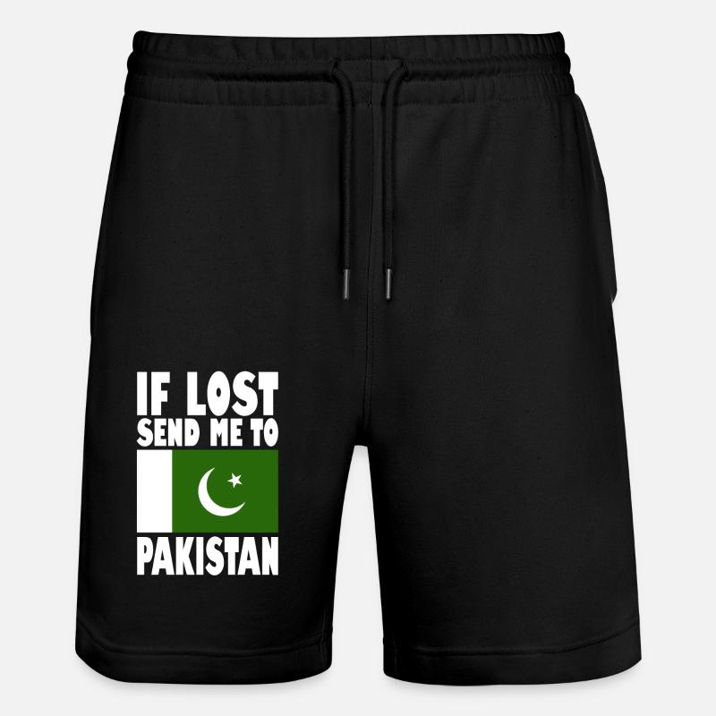 Drapeau pakistanais - Short de jogging bio TRAINER Stanley/Stella unisexe - noir
