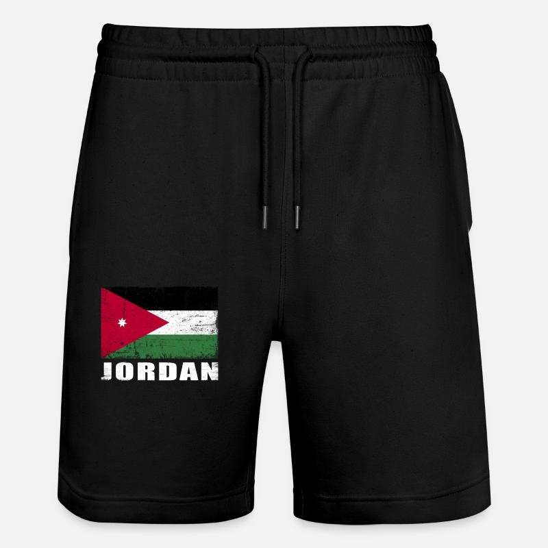 Annonces Flag Grunge Annonces Flag - Short de jogging bio TRAINER Stanley/Stella unisexe - noir