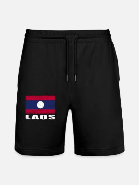 Annonces Flag Grunge Annonces Flag - Short de jogging bio TRAINER Stanley/Stella unisexe - noir