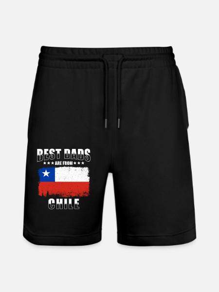 Chilean father - Stanley/Stella Trainer Unisex Organic Jogging Shorts - black