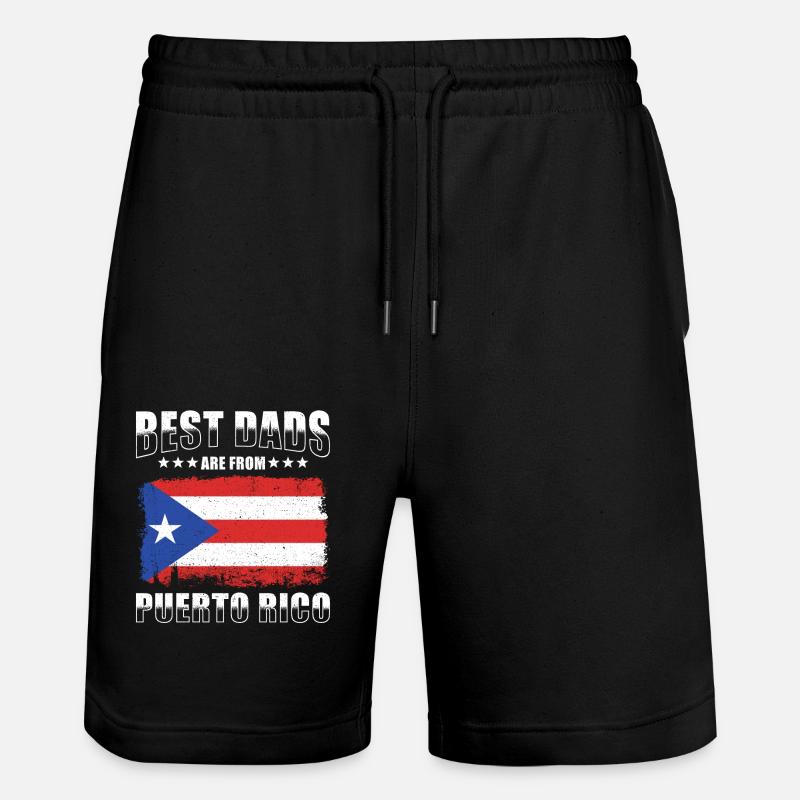 Père portoricain - Short de jogging bio TRAINER Stanley/Stella unisexe - noir