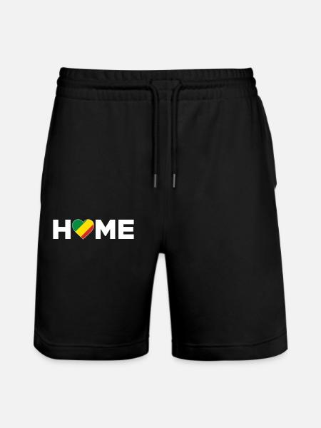 Kongon kotimaa Kongon lippu Kongon rakkaus - Stanley/Stella Trainer unisex luomu-collegeshortsit - musta