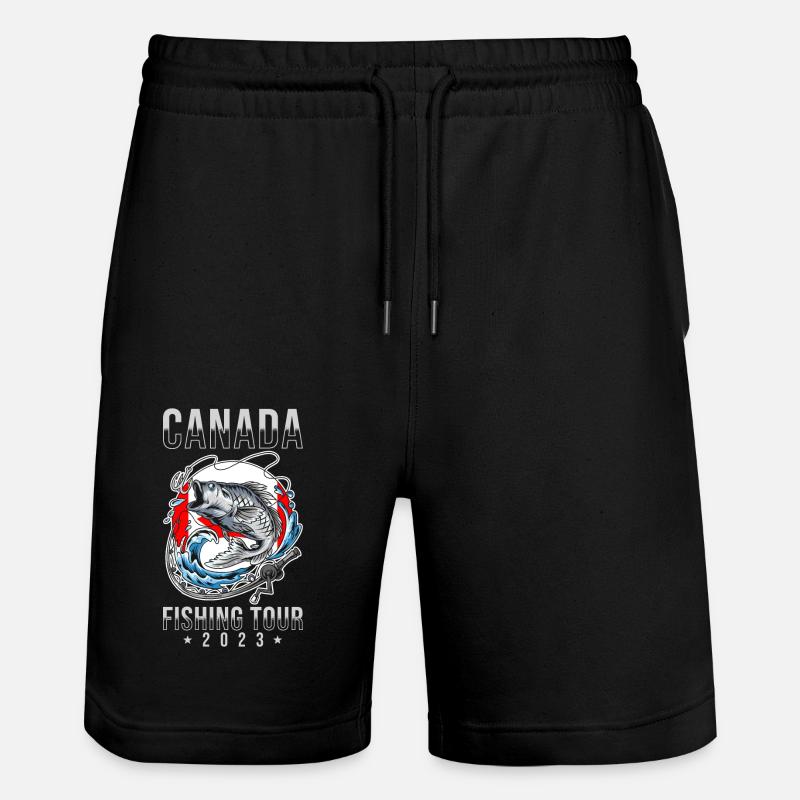 Circuit de pêche Canada 2023 - Short de jogging bio TRAINER Stanley/Stella unisexe - noir