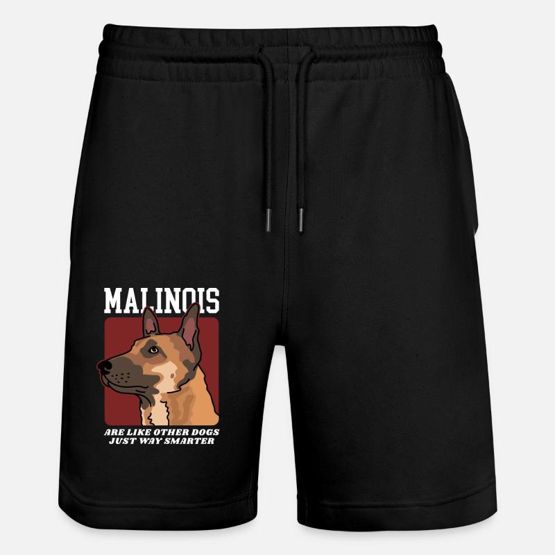 Berger belge | Malinois Dog Cadeau - Short de jogging bio TRAINER Stanley/Stella unisexe - noir