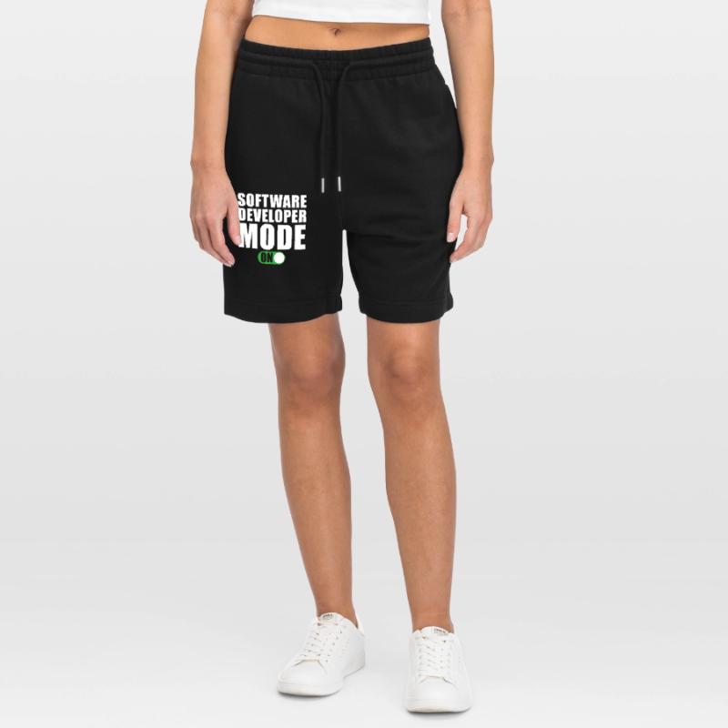 Software Developer Mode On Stanley/Stella Trainer Unisex Organic Jogging Shorts